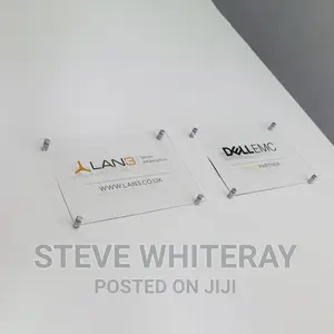 Office Transparent Wall Logo, and Acrylic