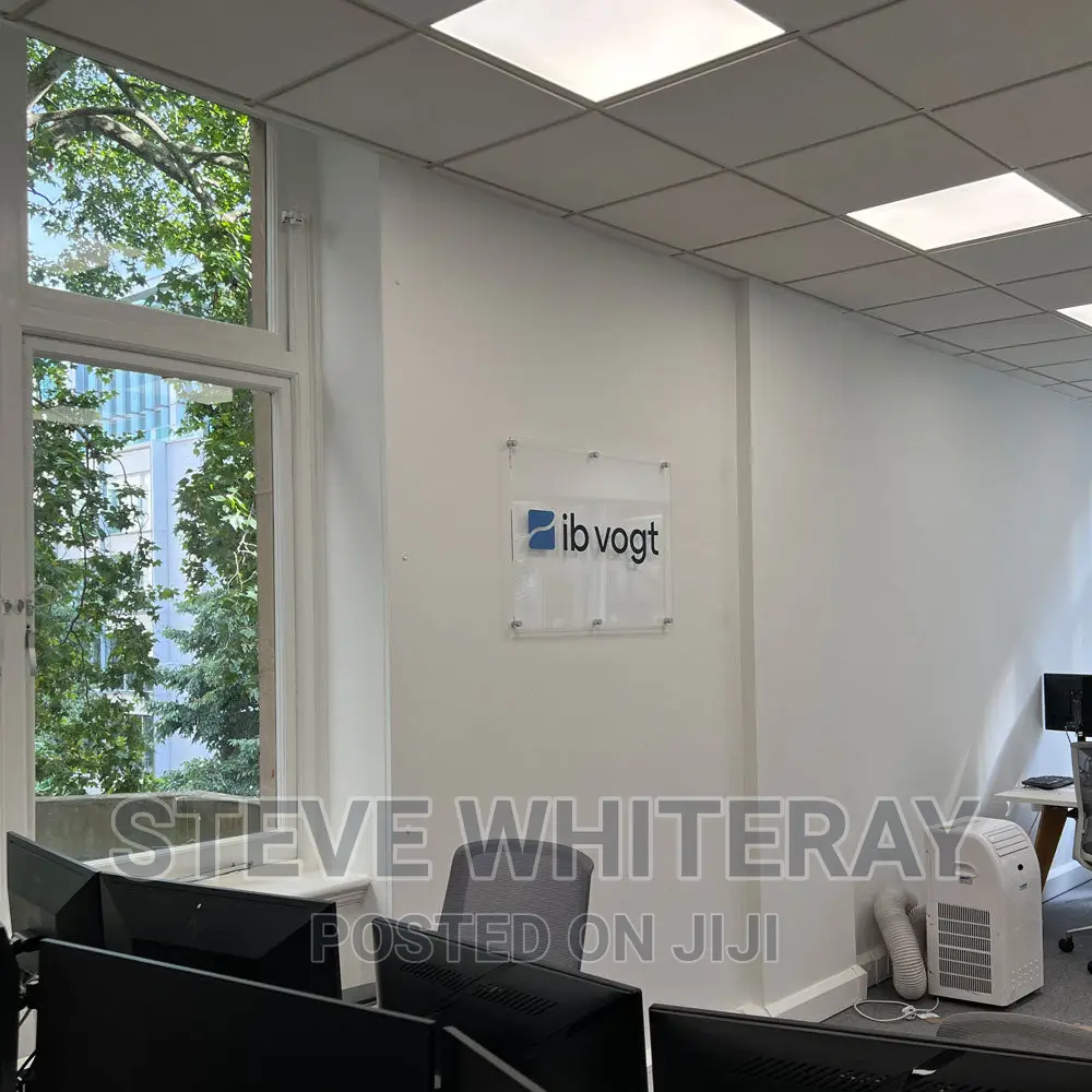 Office Transparent Wall Logo, and Acrylic