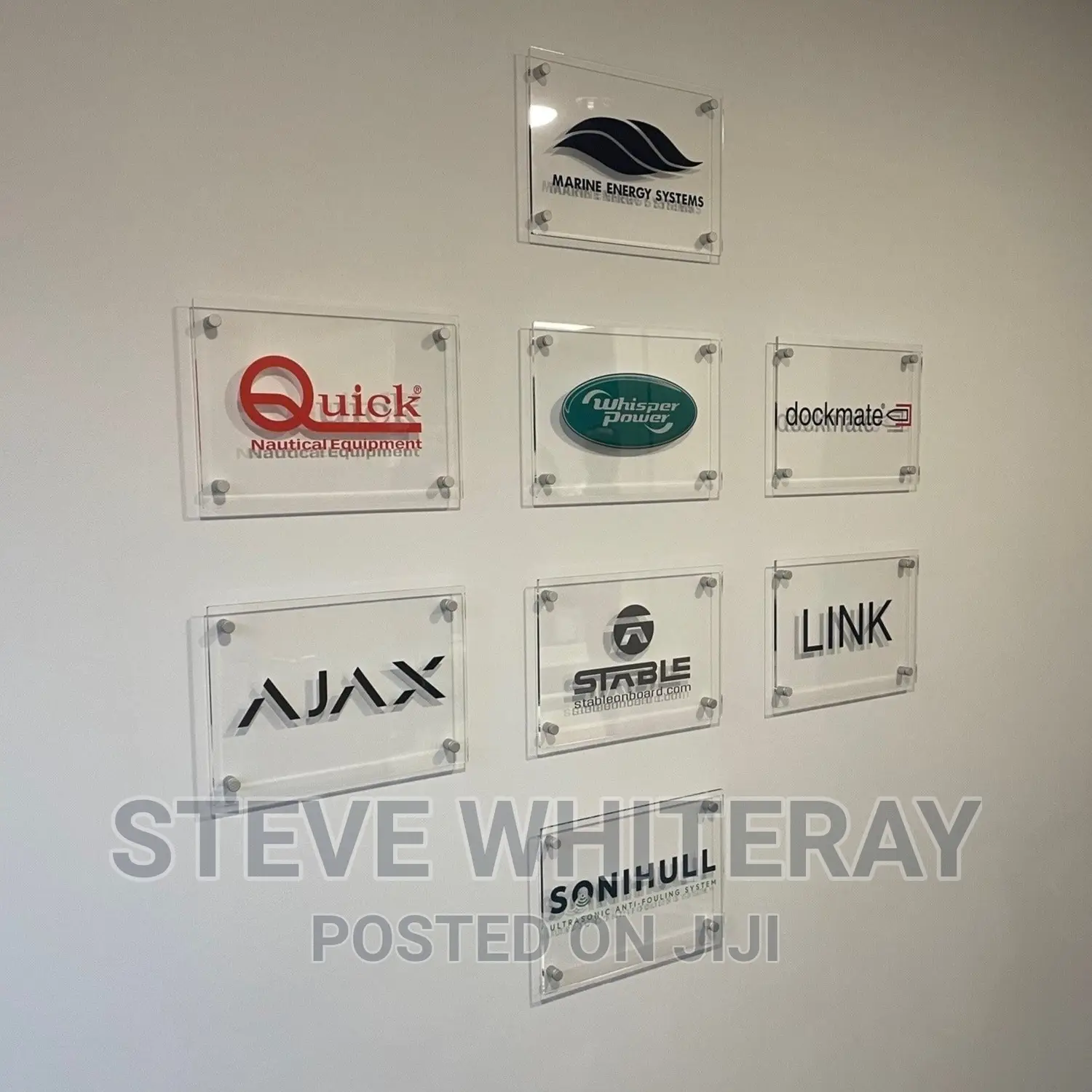 Office Transparent Wall Logo, and Acrylic