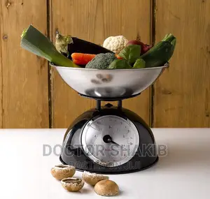 Dexam 5kg Stainless Steel Retro Mechanical Kitchen Scale