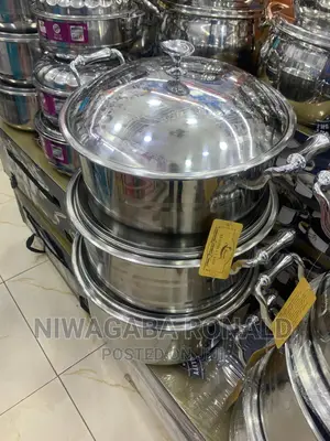 Heavy Stainless Steel Serving Cookware Dishes 30,32,34cm