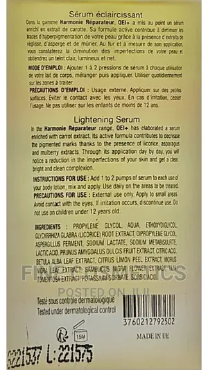 1PC Original QEI+ Paris Lightening Serums . Qei Serum