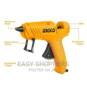 INGCO Glue Gun, 20W(100W) Glue Gun Kit 2pcs Glue Gun Sticks