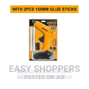 INGCO Glue Gun, 20W(100W) Glue Gun Kit 2pcs Glue Gun Sticks