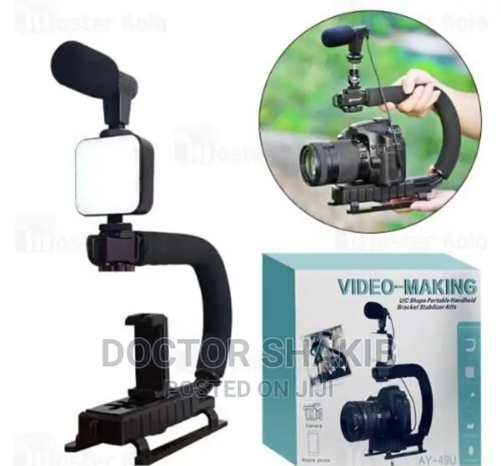 Portable Camera Stabilizer, Fill Light, Microphone Bracket