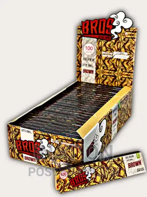 Bros Brown Rolling Paper 66 Leaves