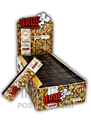 Bros Brown Rolling Paper 66 Leaves