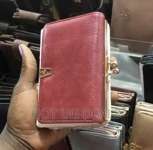 Ladies Money Purse Wallet- Maroon