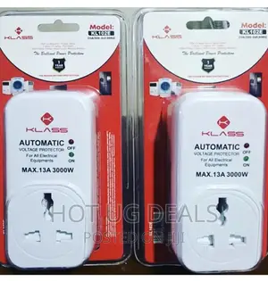 Pack Of 2pcs Klass Power Guard Voltage Protection 13amp