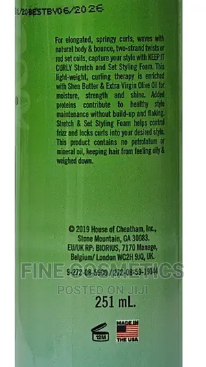 Texture My Way Keep It Curl Curling Styling Foam Wrap Mousse