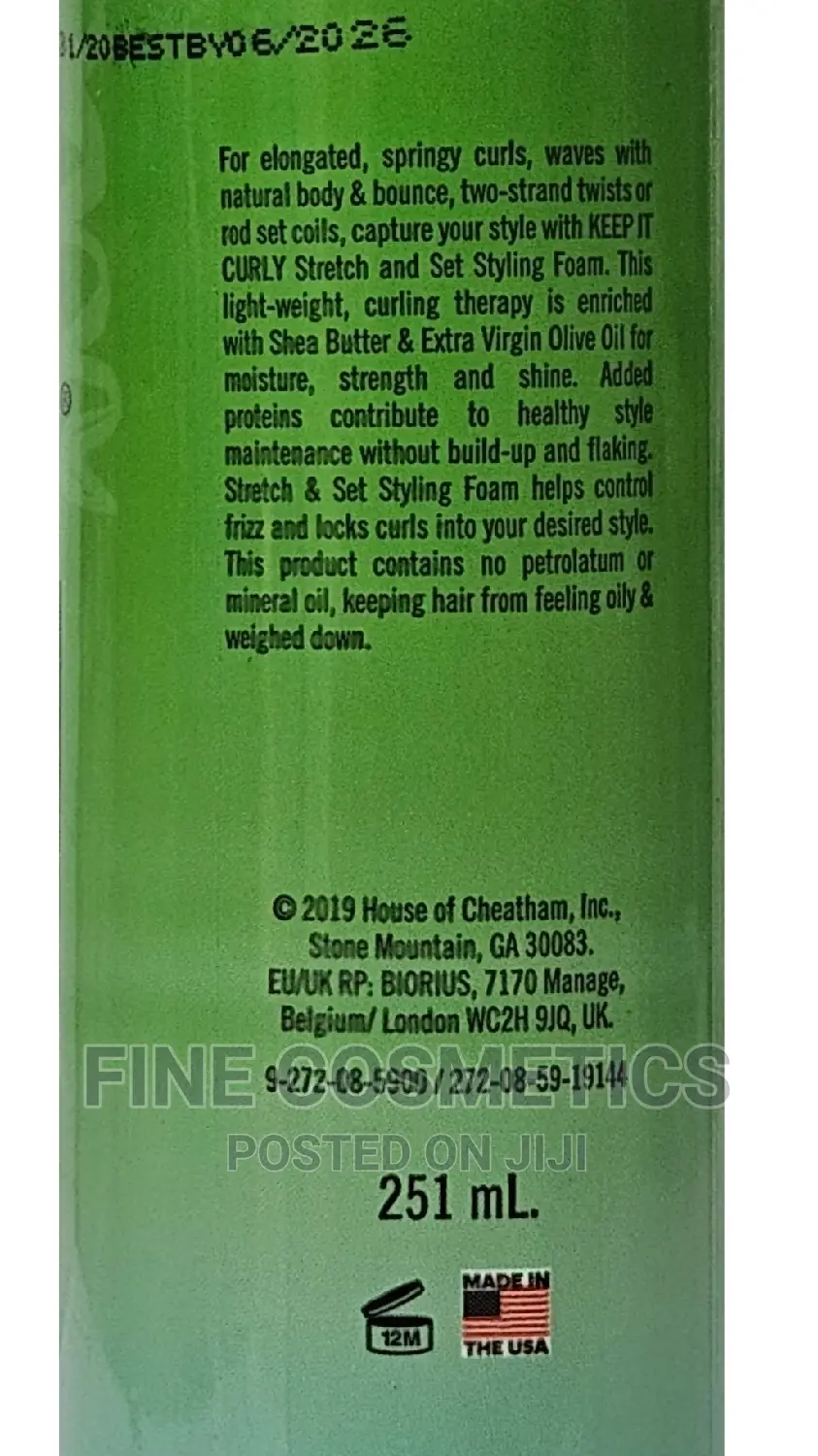 Texture My Way Keep It Curl Curling Styling Foam Wrap Mousse
