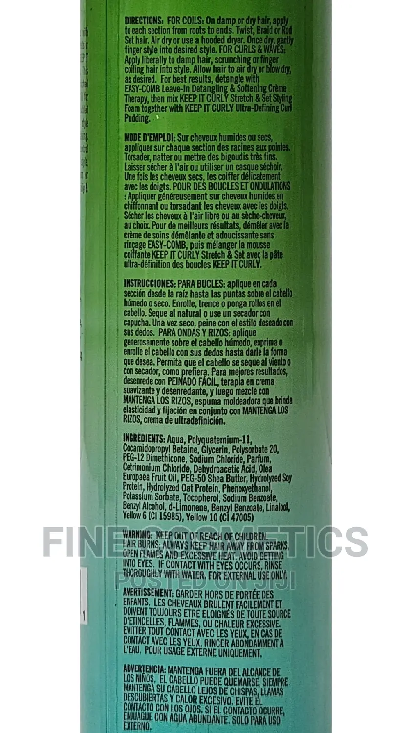 Texture My Way Keep It Curl Curling Styling Foam Wrap Mousse