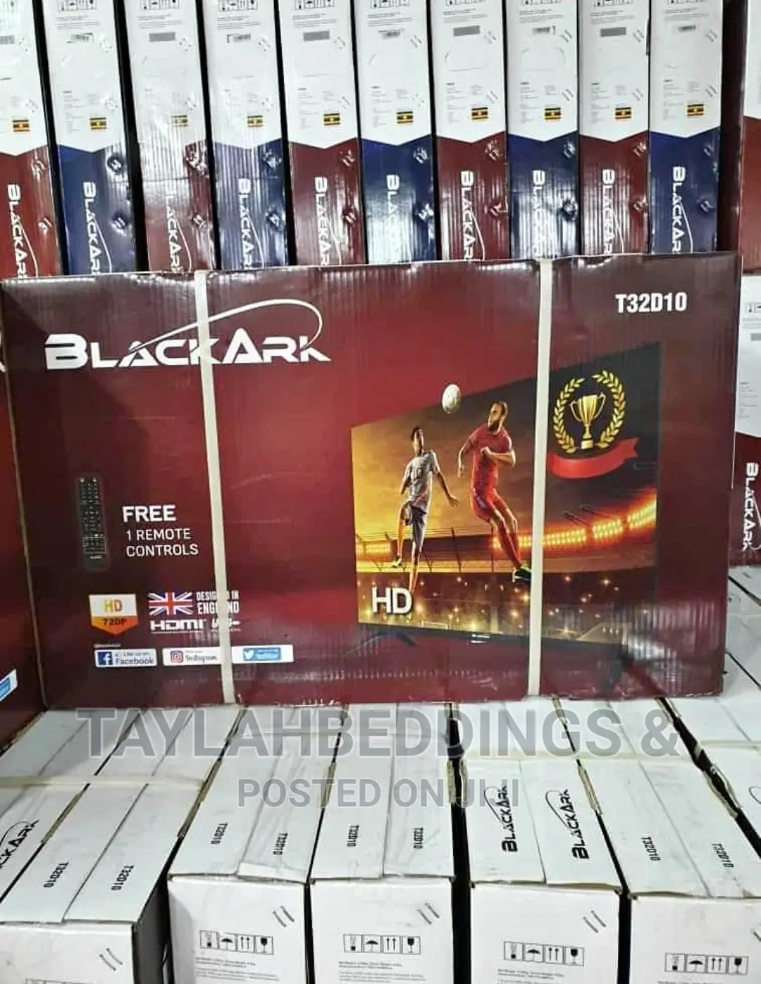 Black Ark 32 Inch TV With Inbuilt Free to Air Decoder