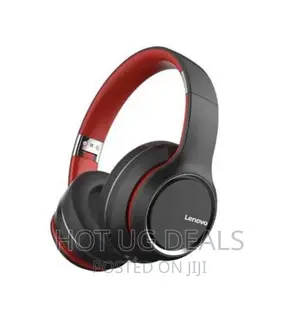 Lenovo Noise-Cancelling Wireless Bluetooth Headphone-Black