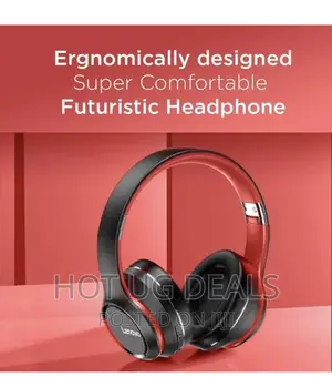 Lenovo Noise-Cancelling Wireless Bluetooth Headphone-Black