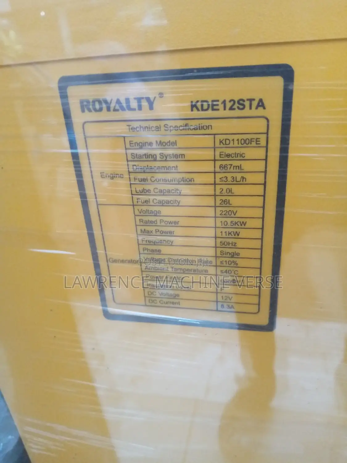 Diesel Silent Generator 11KW