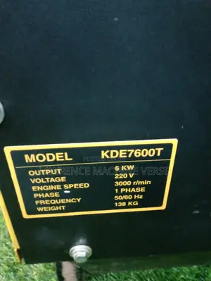 Silent Diesel Generator 6kw
