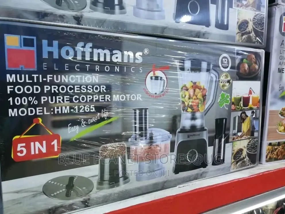 HOFFMANS 5-in-1_//_1.8l Food Processors \\ 1200w \\ HM-1265