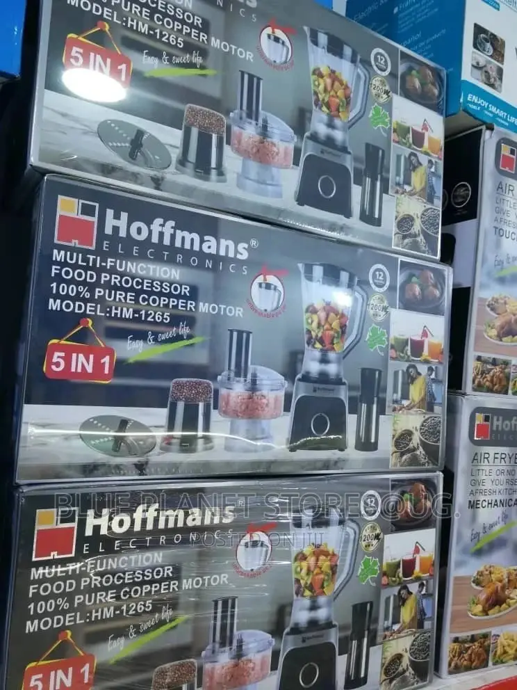 HOFFMANS 5-in-1_//_1.8l Food Processors \\ 1200w \\ HM-1265