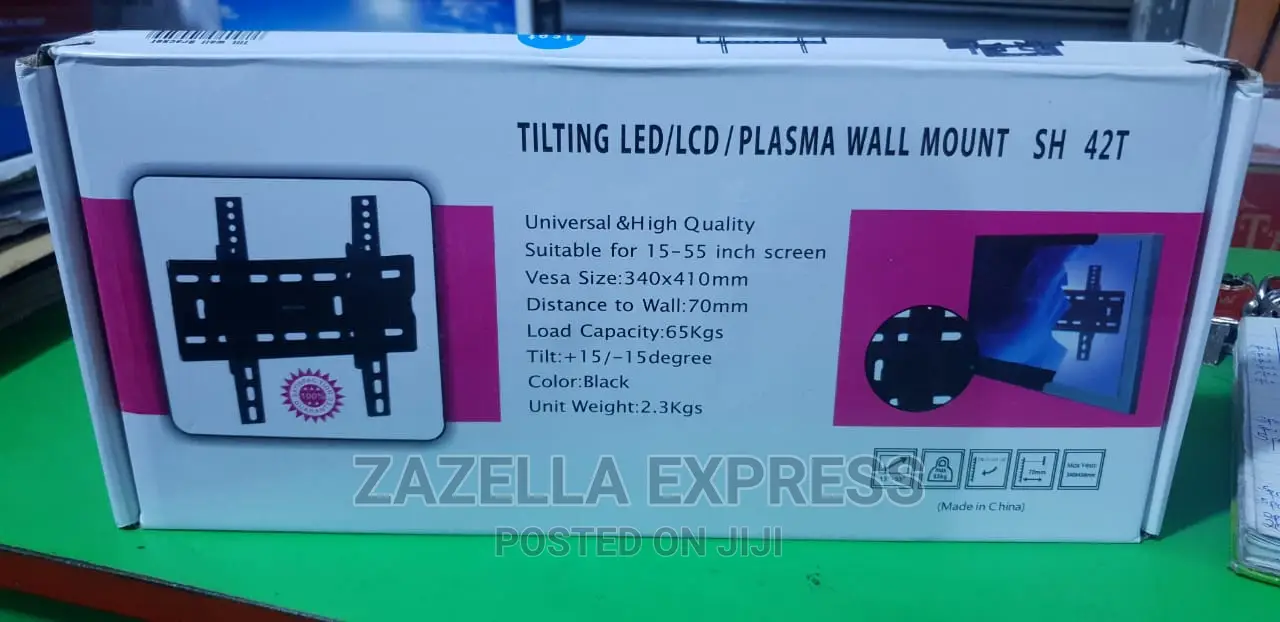Slim Tilting Wall Mount 40" - 70" Plasma / LCD TVS