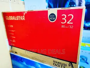 Global Star 32 Inch FRAMELESS HD Digital LED TV - Black