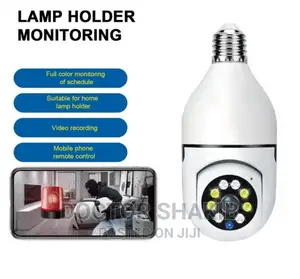 3600 Panoramic WIFI IR IP E27 Light Bulb Smart Camera 1080p