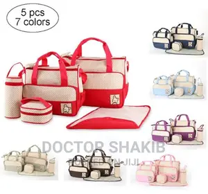 5 in 1 Women Baby Multifunction Diaper Bag