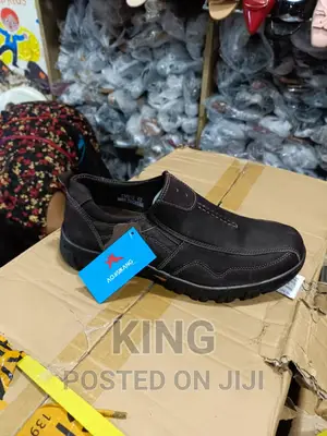 Coffee Brown Leather Loafers