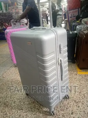 Classy Vip Executive Plastic Suitcase.Large.( Gray)