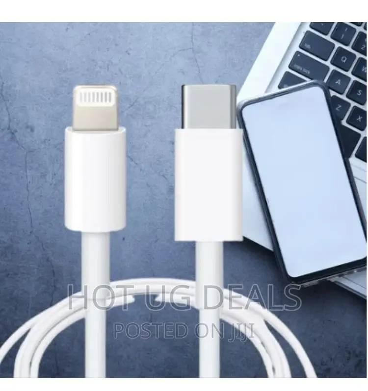 USB Type-C to iPhone 20W Fast Charge Cable - White