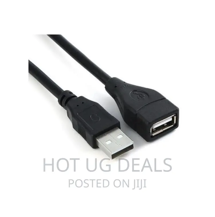 1.5m USB Extension Cable 2.0 - Black