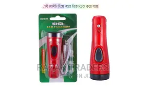 Mini Led Torch Light Rechargeable With Money Check
