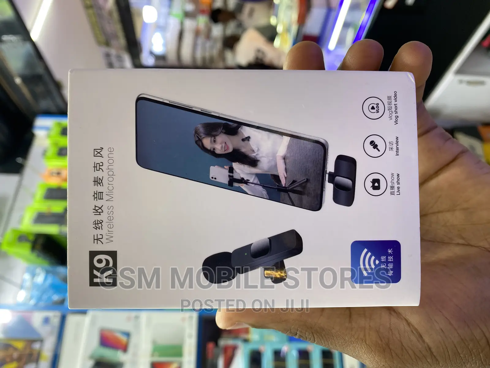 Wireless Microphones Support iPhone Android ‘Noise Reduction