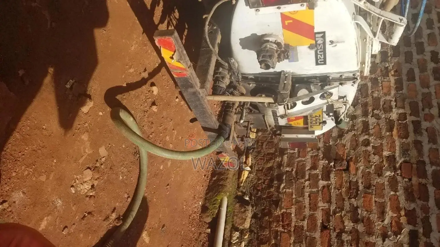 Cesspool or Sewage Toilet Emptier