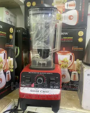 Silver Crest Premium Commercial Blender, 2L - Red
