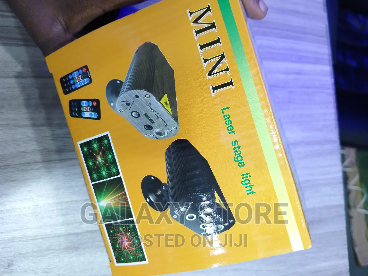 Double Hole Laser Stage Light Remote Control Stage Light