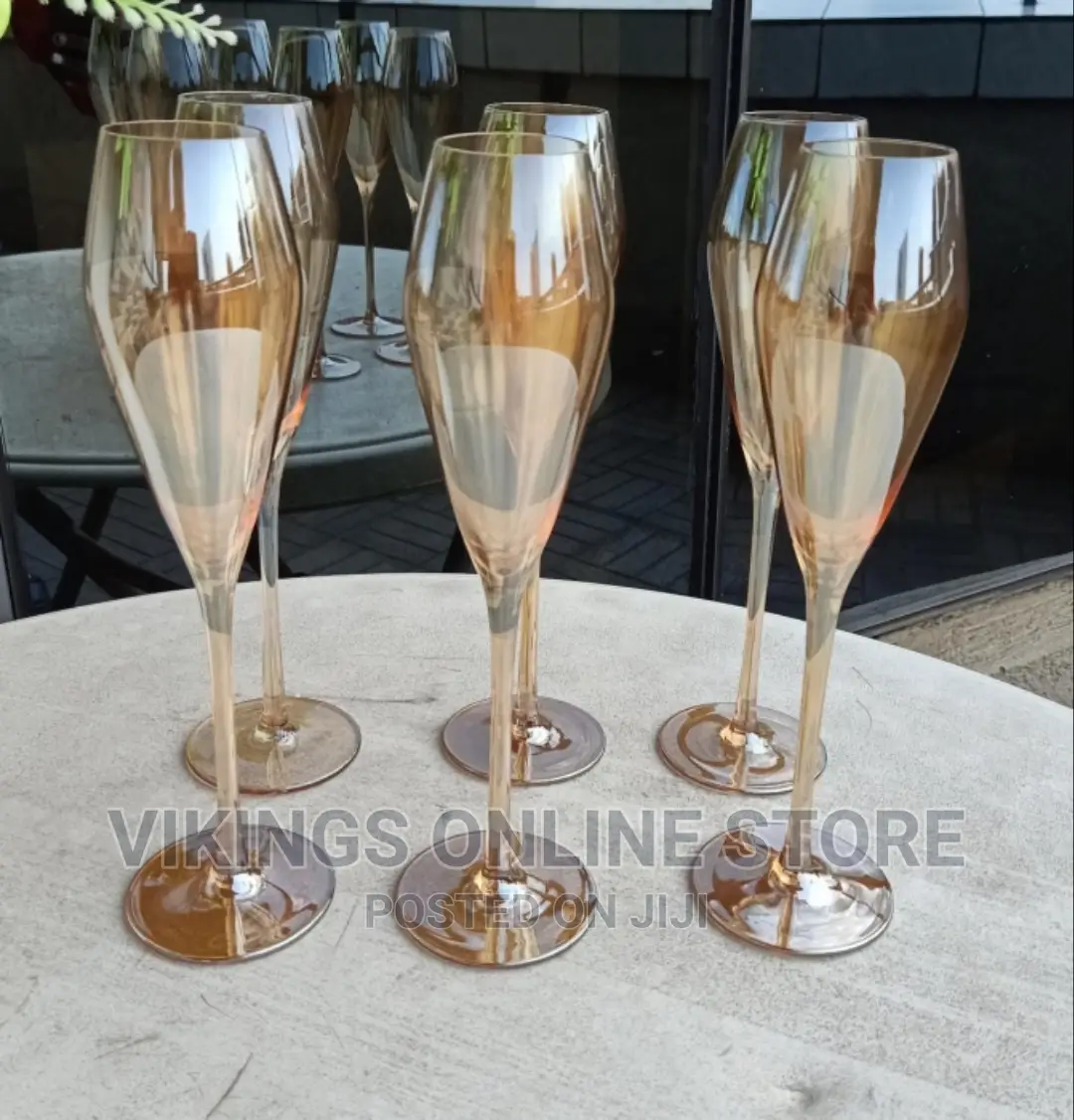 Precious Champagne Wine Glasses