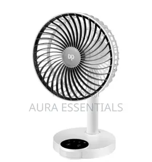 Dp Rechargeable Table Fan With Light