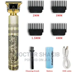 T9 Bald Head Hair Cutting Clipper Gold