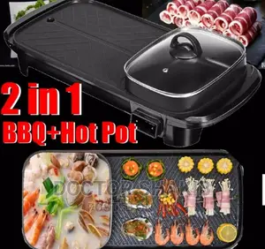 2 in 1 Multifunction Electric BBQ Grill With Hotpot