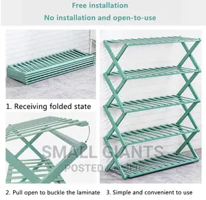 X-Shape 5-Layer Shoe Rack