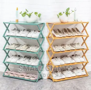 X-Shape 5-Layer Shoe Rack