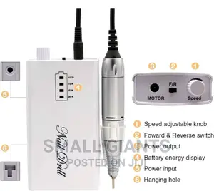 Rechargeable Portable Nail Drill