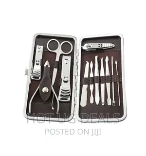 12 PCS Pedicure Manicure Set Nail Clippers Grooming Kit