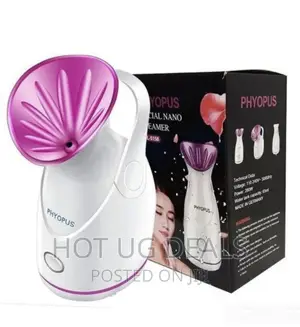 Steam Facial Steamer Sauna Phyopus - White/ Purple