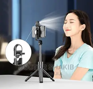 Multifunction Wireless Tripod Stand Selfie Stick