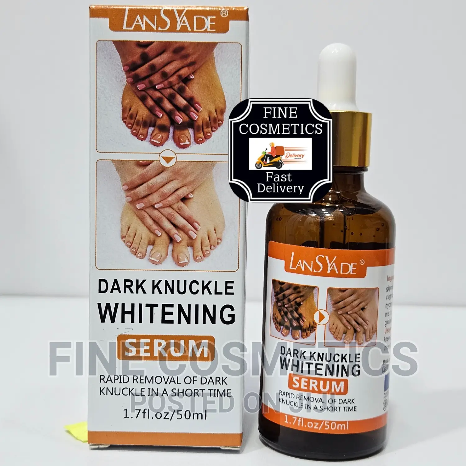 Dark Knuckle Whitening Serum by LANSUADE