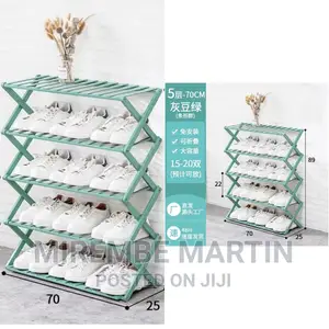 Foldable 5layer Shoe Rack