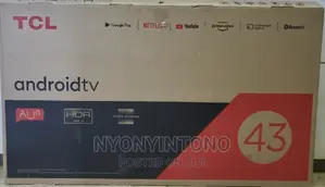 43" TCL Smart Android Frameless Tv With Bluetooth