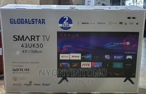 Globalstar 43" Smart Android Tv 2years Warranty Bluetooth